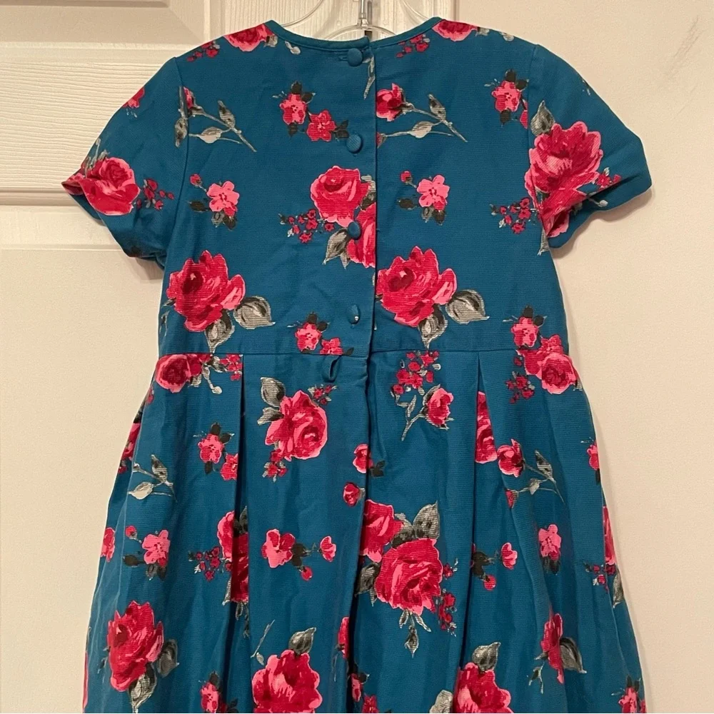 Laura Ashley vintage Mother and Child girls floral dress size 6 years  90s
